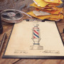 Affiche Style Vintage "Brevet Barber Pole"