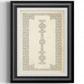 Affiche Style Vintage Typographique &quot;Double Edge&quot; pour Barbershop