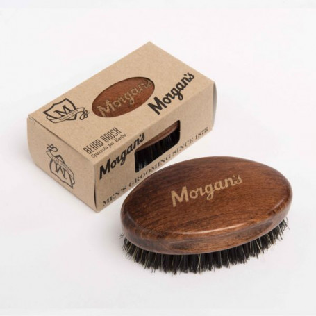 Petite Brosse à Barbe en Bois et poils de Sanglier - Morgan's