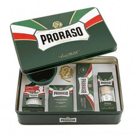 Coffret de Rasage 5 Produits "Menthe et Eucalyptus" Proraso