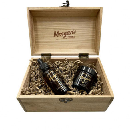 Coffret en Bois pour barbe "Luxury" 2 Produits - Morgan's