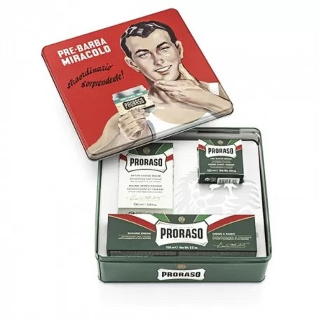 Coffret Rasage "Gino" 3 Produits - Proraso