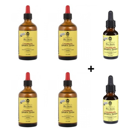 Pack 4+2 Offerts Sérum à Barbe Caribbean Men Stories