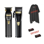 Pack Tondeuses BaBylissPro FX 4Artists Black Coupe + Finition + 1 Cape + 2 Grips Offerts - BaBylissPro