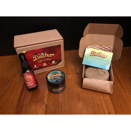 Coffret Cadeau 3 Produits Seville - Huile à Barbe - Cire Coiffante - Shampoing