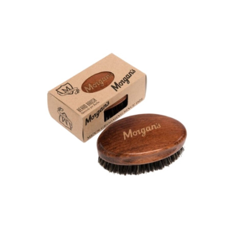 Petite Brosse à Barbe en Bois et poils de Sanglier - Morgan's