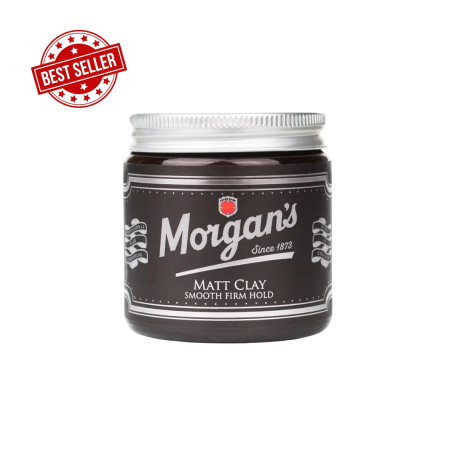 Argile Coiffante Tenue Forte Effet Mat 120g - Morgan's