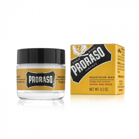Cire à Moustache "Wood & Spice" 15ml - Proraso