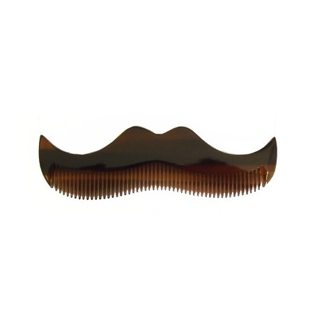 Petit Peigne à Moustache Façon Écaille - Morgan's